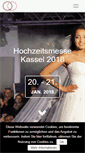 Mobile Screenshot of hochzeitsmesse-kassel.de